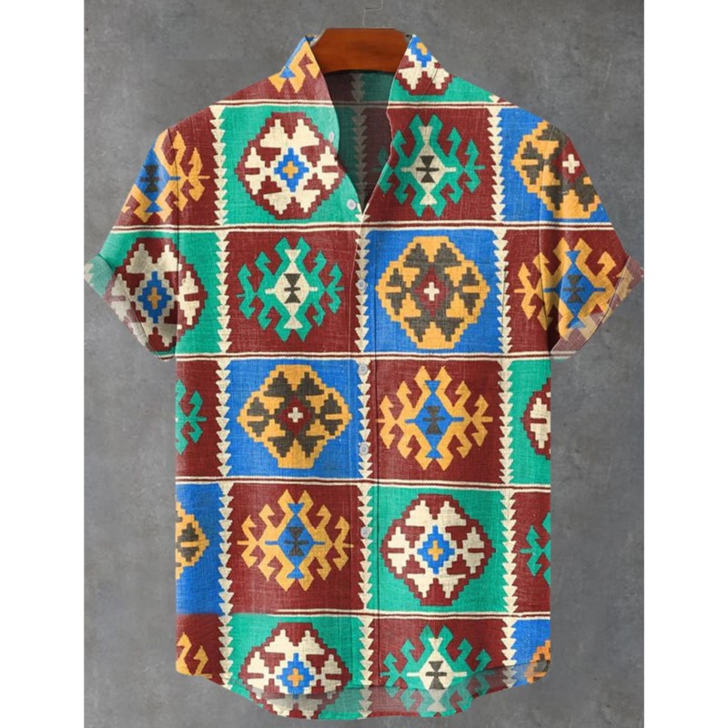 Retro heren linnen overhemd me - Fashion Ethnic Wear For Men recensie en prijs