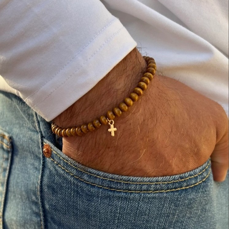 Houten kralenarmband voor mann - Fashion Ethnic Wear For Men recensie en prijs