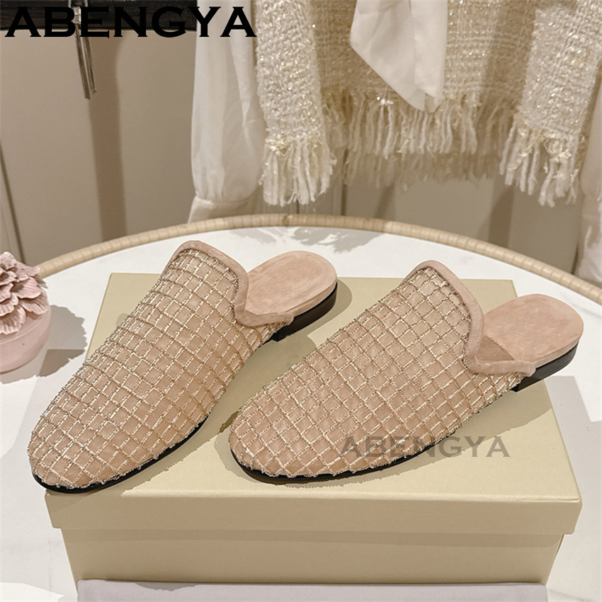 Glanzende kant mesh ronde teen - Ethnic Fashion Women recensie en prijs