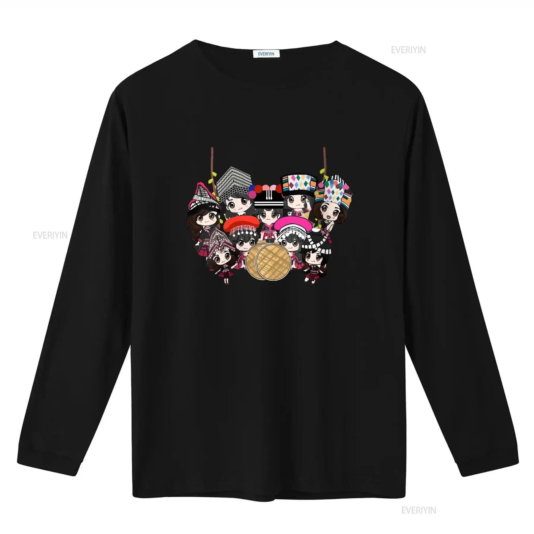 9 Hmong meisjes cartoon print  - Fashion Ethnic Wear For Men recensie en prijs