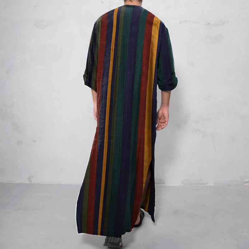 Geprint lang herenoverhemd in  - Fashion Ethnic Wear For Men recensie en prijs