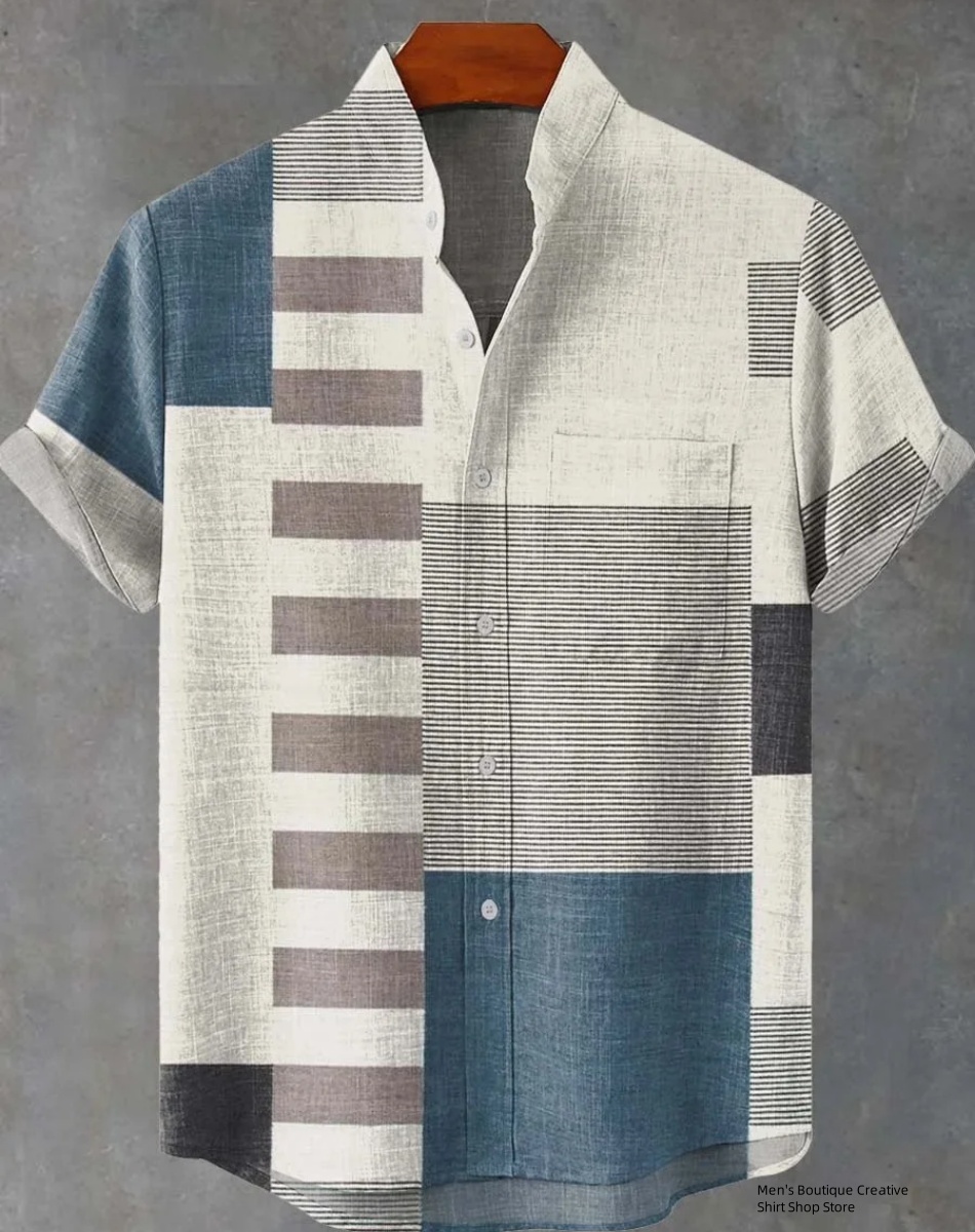 Nieuwe linnen heren 3D etnisch - Ethnic Fast Fashion recensie en prijs