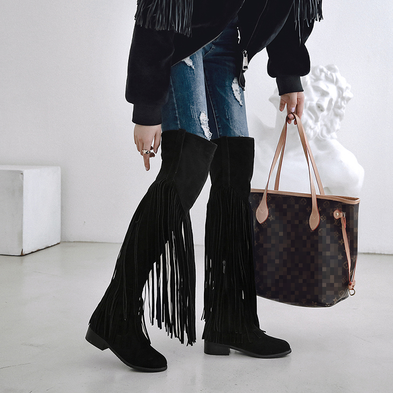 2026 Mode Boho Kniehoge Laarze - Ethnic Fashion Women recensie en prijs