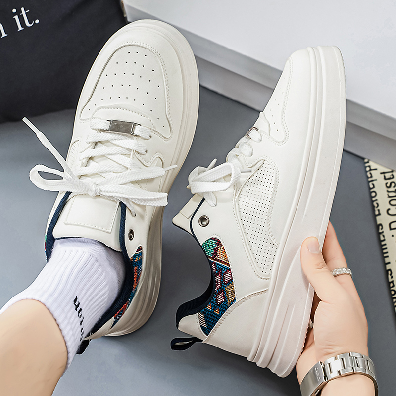 Witte platformschaatsschoenen  - Fashion Ethnic Wear For Men recensie en prijs
